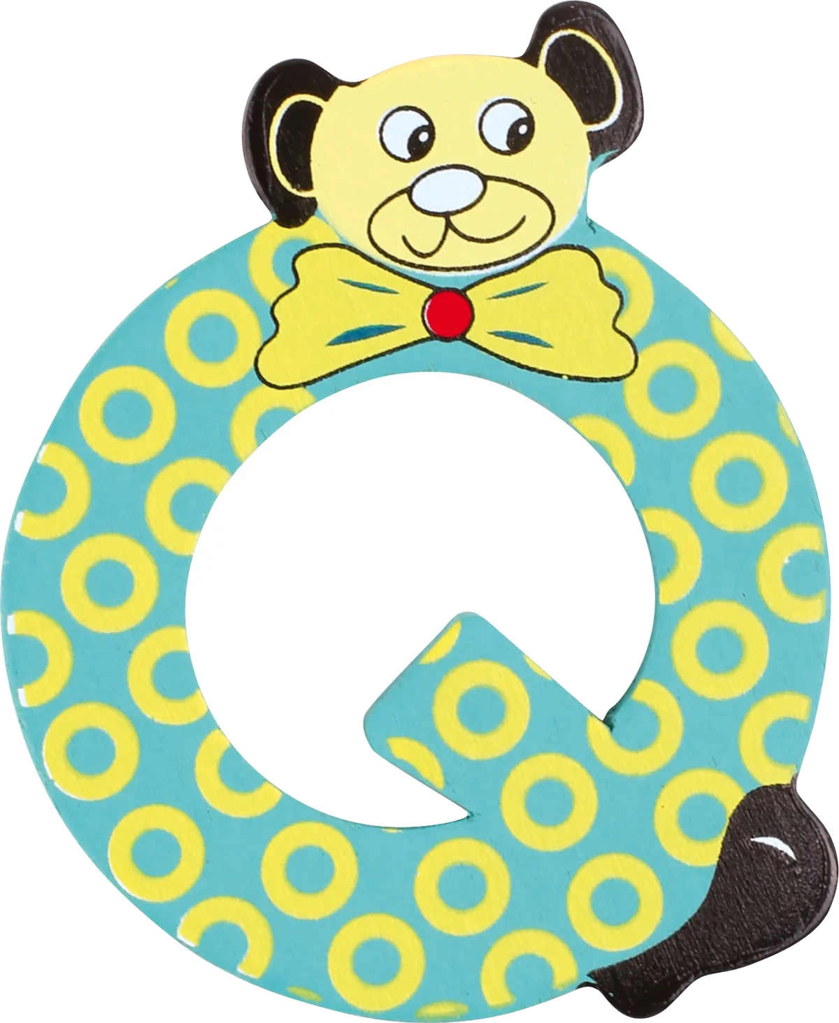 small foot Wooden-Letter Q, Bear - image 1