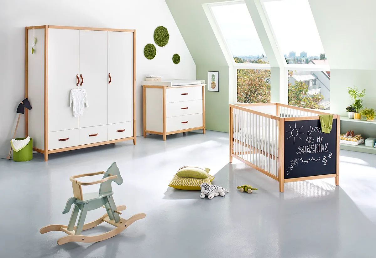Pinolino Childrens furniture set, large with chalk board, 3 pcs,Calimero - image 1