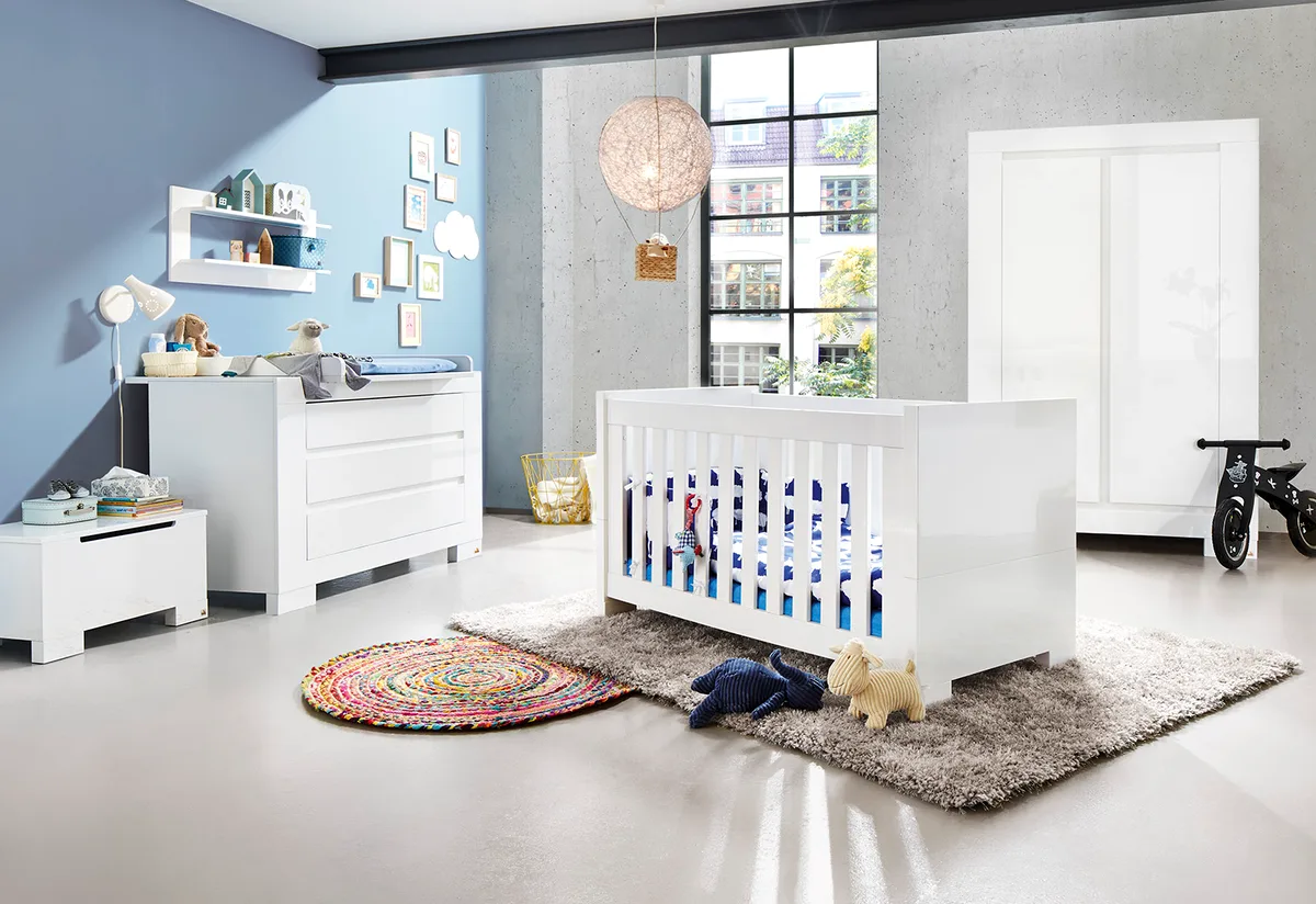 Pinolino Childrens furniture set, Extra Wide, 3 pcs, Sky - image 1