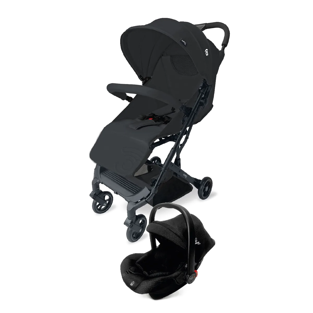 Asalvo Stroller Tumbucto Travel System, Black - image 1